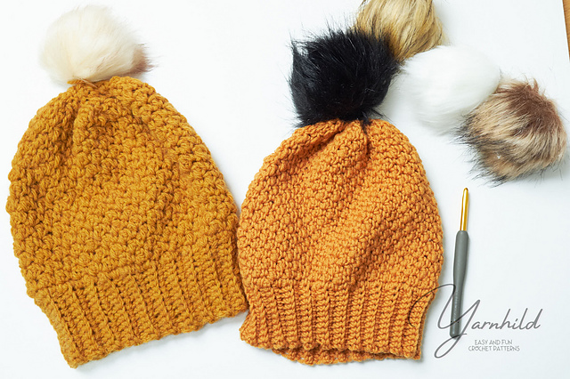 The seed stitch hat