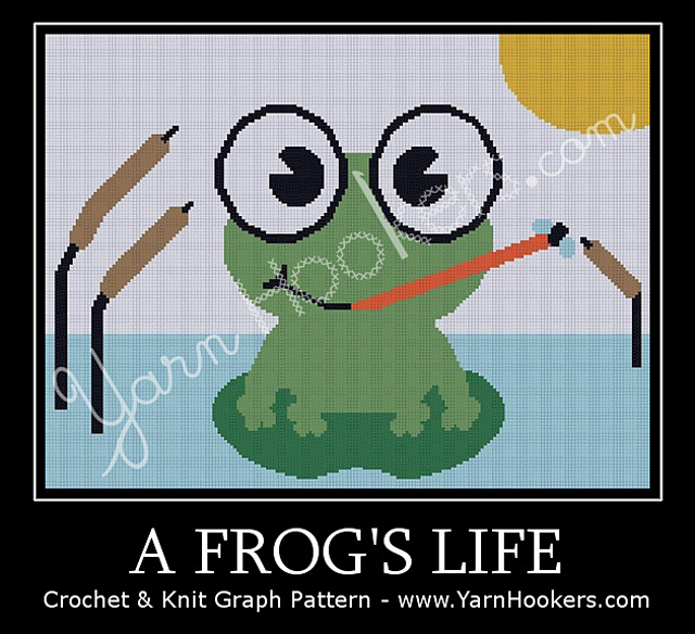 Ravelry: A Frog's Life Chart pattern by YARNHOOKERS.COM