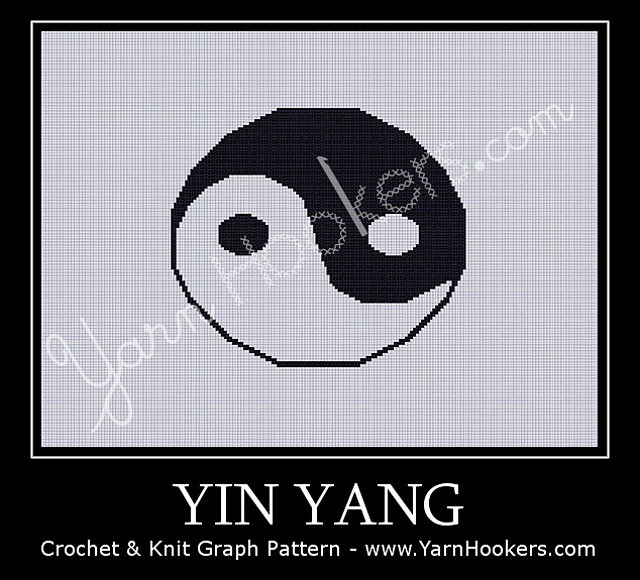 Ravelry Yin Yang Chart pattern by