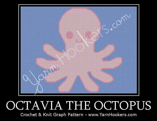 Ravelry: Octavia the Octopus Chart pattern by YARNHOOKERS.COM