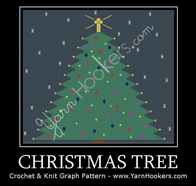 Ravelry Christmas Tree Chart pattern by