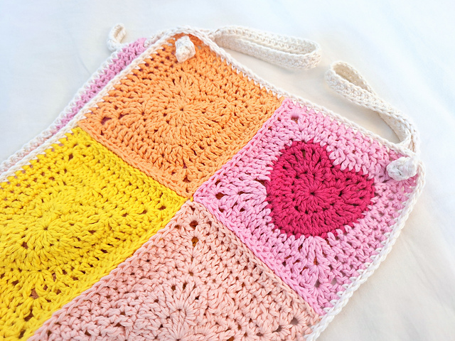 Rainbow of Hearts Dungarees