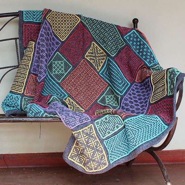 わはや様　antonio vattev graphic knit Ravelry: Wacky Weave Babette pattern by Hilda Steyn