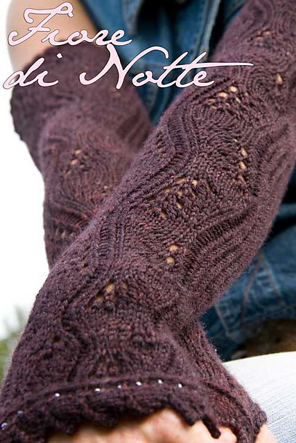 Fiore di Notte - armwarmers