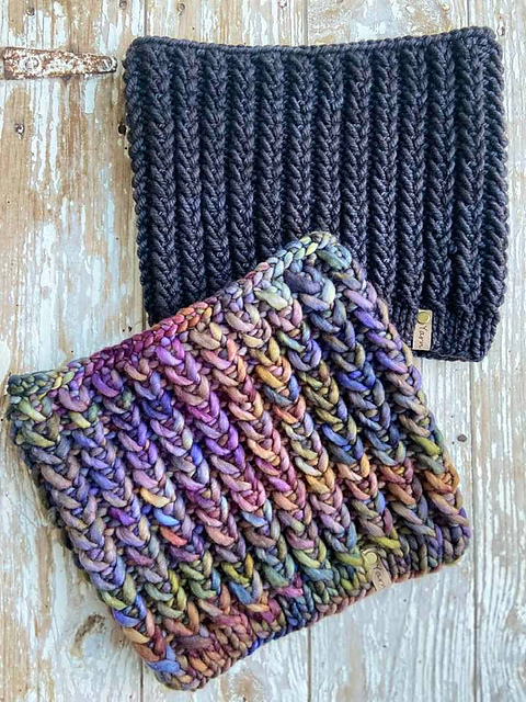 Braided Hearts Cowl
