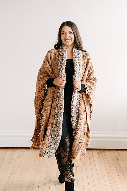 Mocha Luxe Ruana