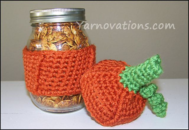 Pumpkin Jar Cozy