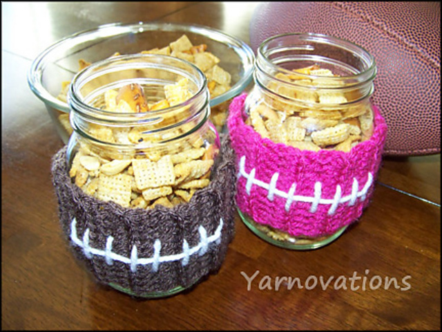 Football Jar Cozy