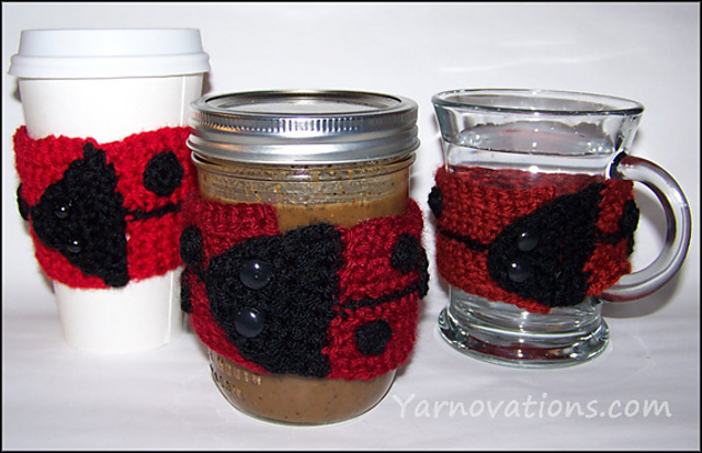 Ladybug Cup Cozy