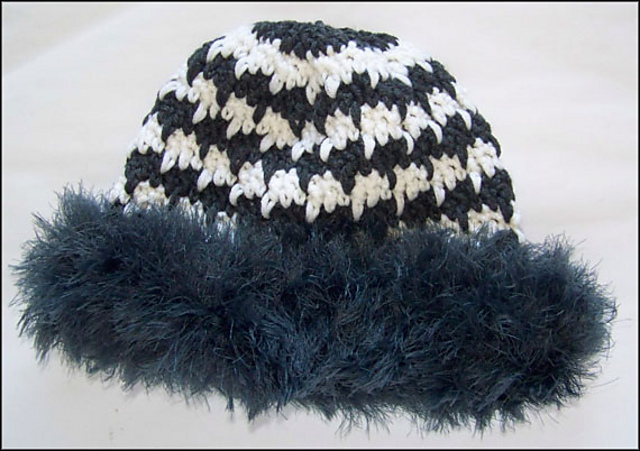 Houndstooth Hat