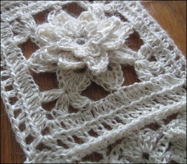 Floral Summer Lace Scarf
