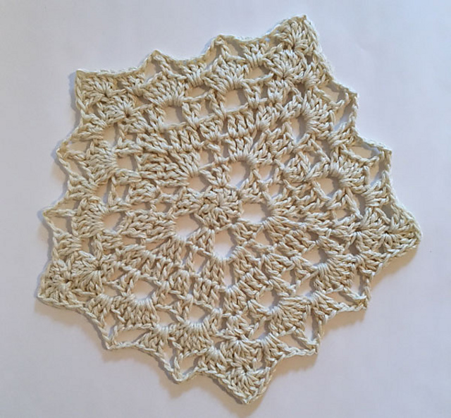 Pentagonal Dishcloth and Plant Holder