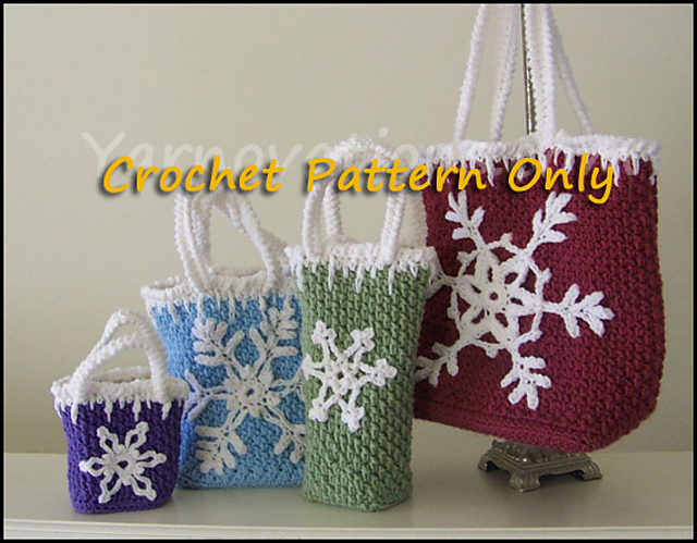 Snowflake Holiday Gift Bags