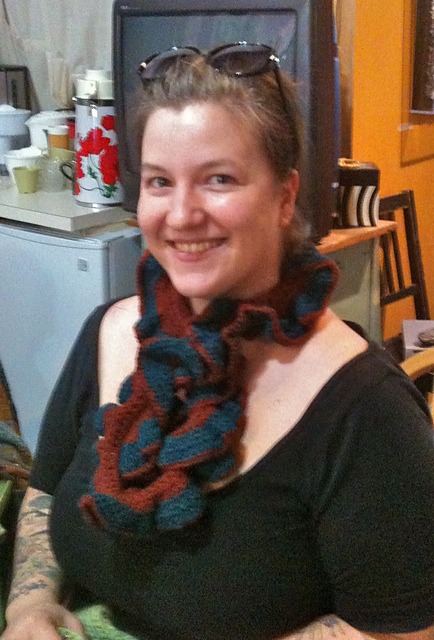 The Swirl - A Moebius Scarf