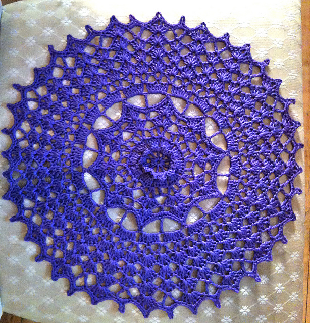 Flowers and Shells Doily