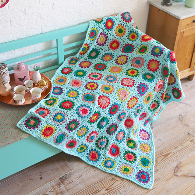 Granny Square Blanket