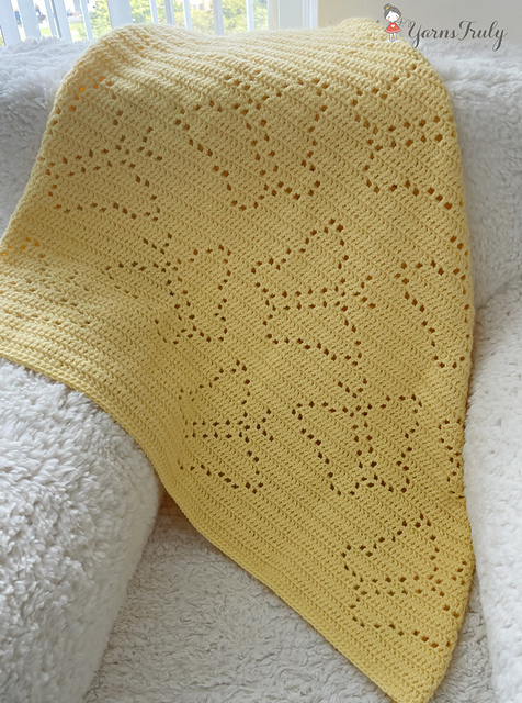 Butterfly Garden Baby Blanket