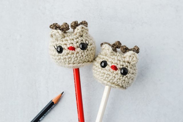 Reindeer Pencil Topper