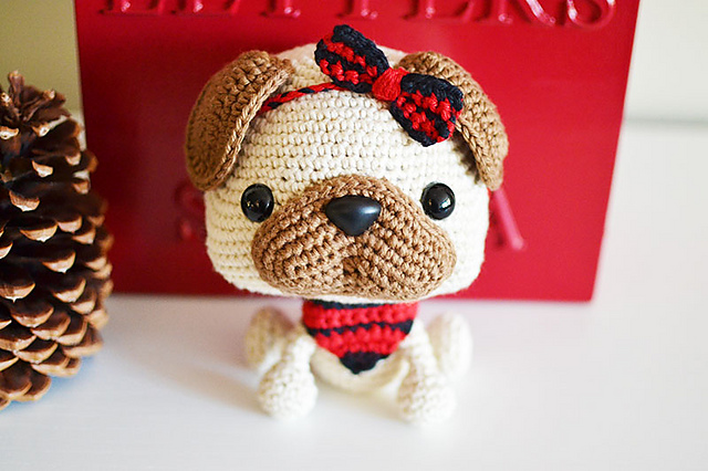 Amigurumi Piper The Pug