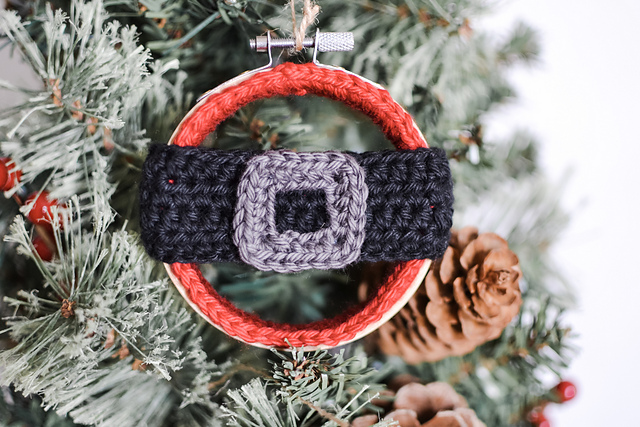 Santa Belt Ornament