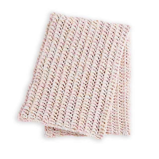 Easiest Eyelet Baby Blanket
