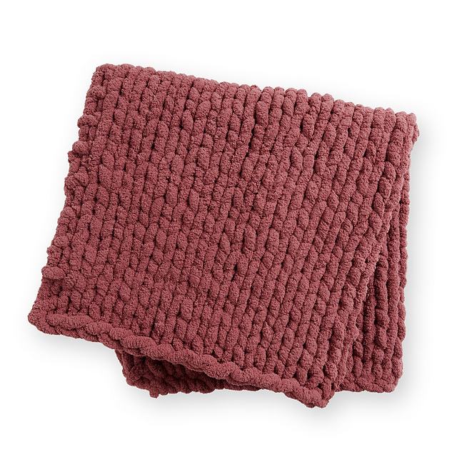 Stocking Stitch Table Blanket