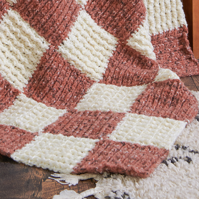 Ribbed Checks Blanket