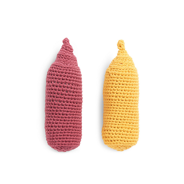 Ketchup and Mustard Pet Toys