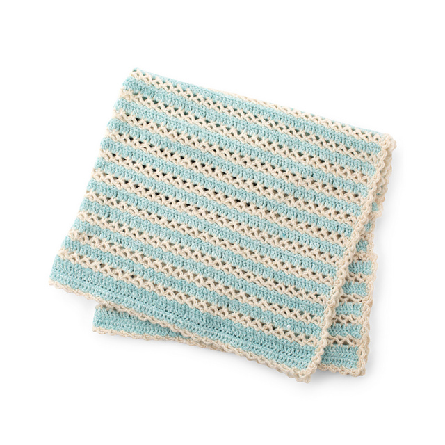 Eyelet Stripes Blanket