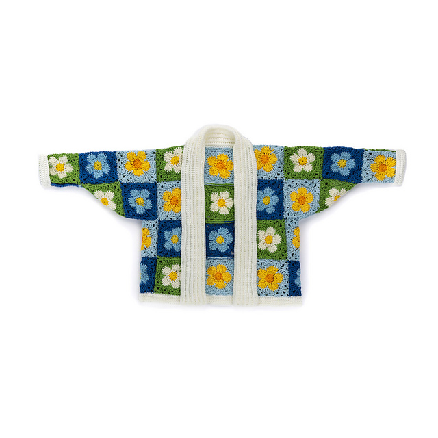 Cozy Posies Granny Cardigan