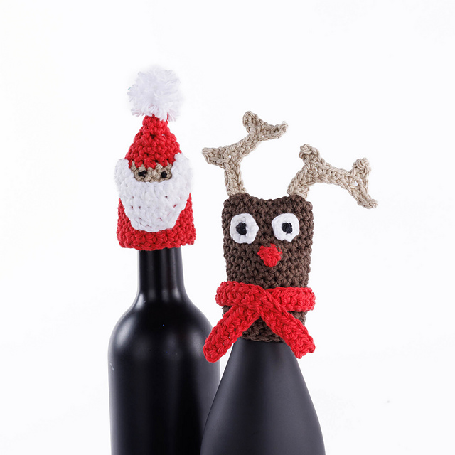 Festive Bottle Toppers