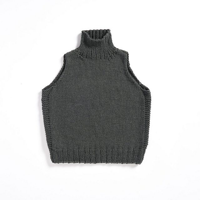 Mock Neck Vest