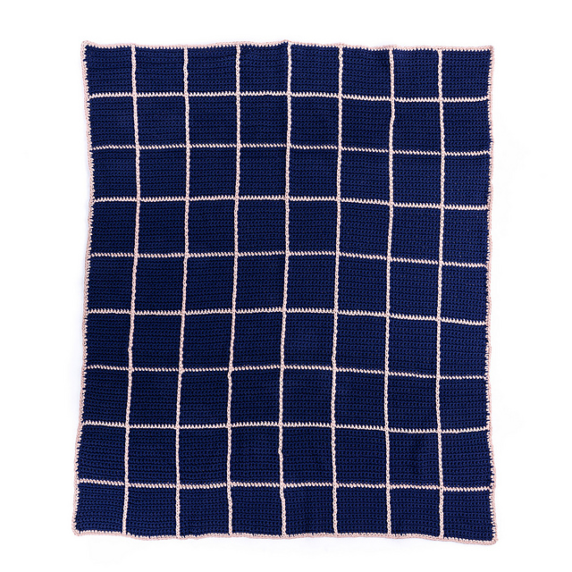 Dusk & Dawn Windowpane Blanket