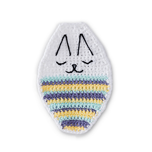 Eggcellent Bunny Dishcloth
