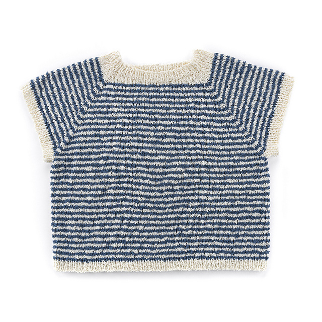 Striped Top Down Tee