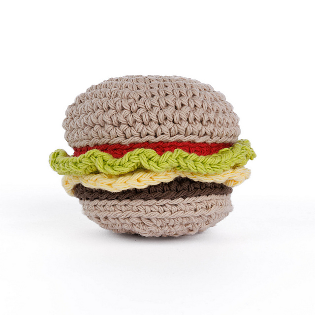 Cheese Burger Dish Scrubby