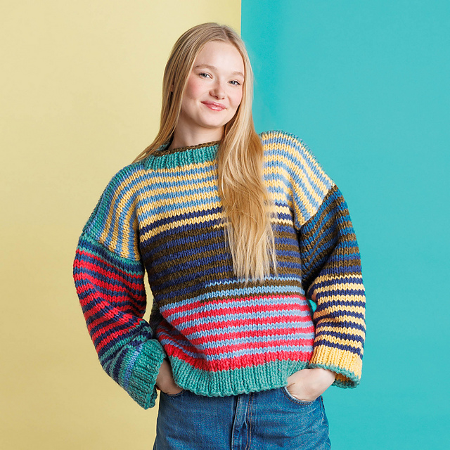 Stripes for Beginner Pullover