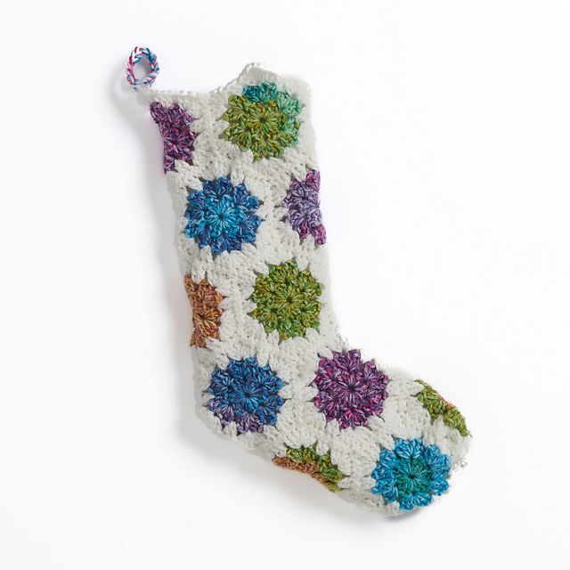 Hexi Motif Stocking