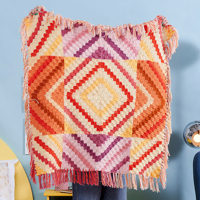 Whirlwind Fringe Blanket