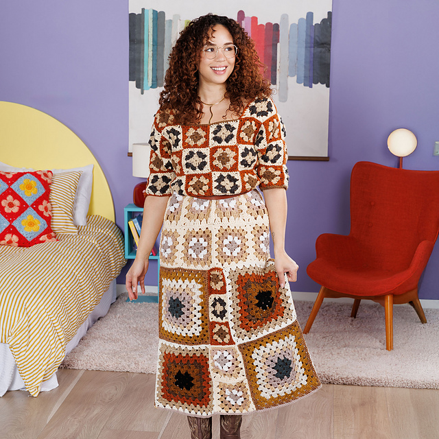 Love Granny Squares Dress