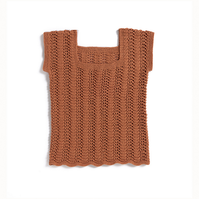 Scoop Neck Feather & Fan Tunic