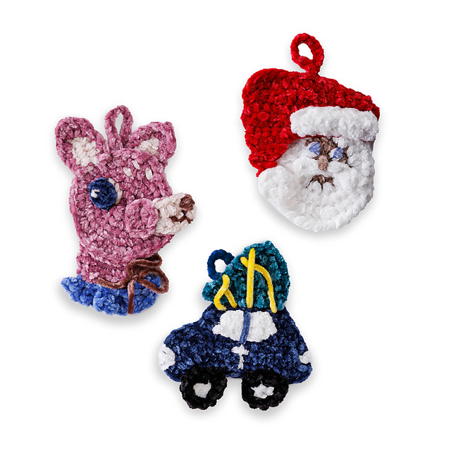 Vintage Whimsy Christmas Ornaments