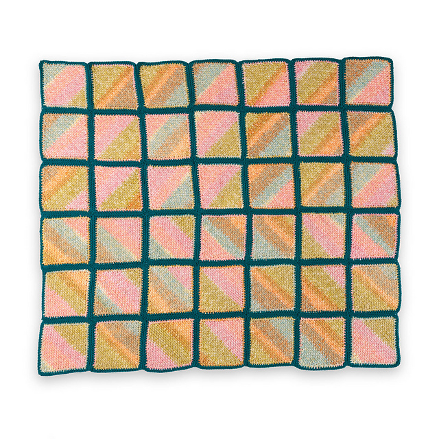 Mossy Blocks Blanket