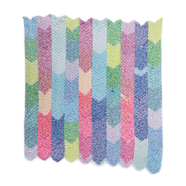 Color Cascade Blanket