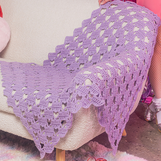 Hearty Lace Blanket