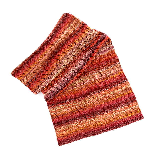 Chevron Eyelet Shawl