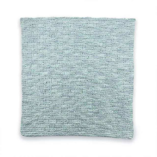 Knit and Weave Baby Blanket