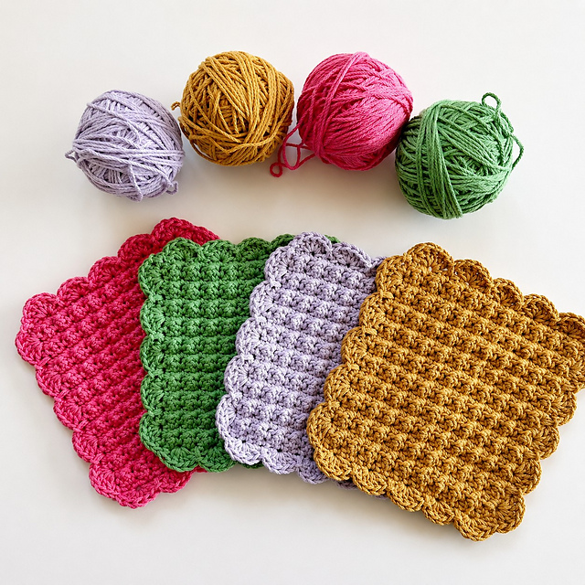 Cotton Bloom Dishcloths