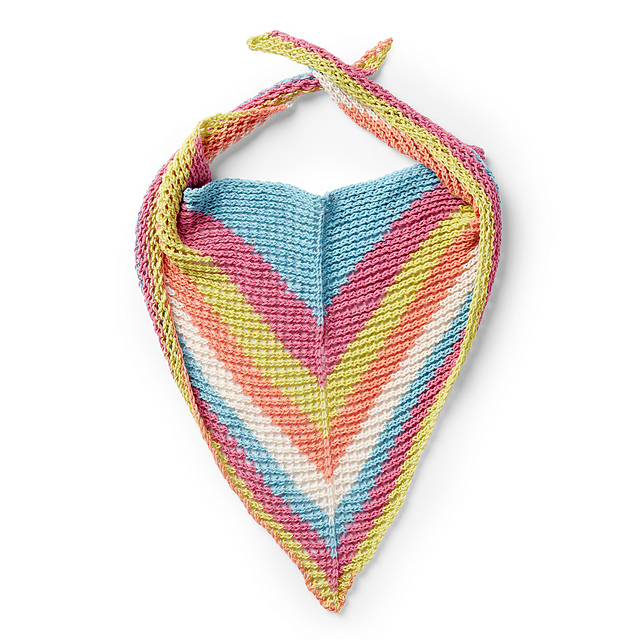 Ravelry Triangular Knit Shawl pattern by Yarnspirations Design Studio