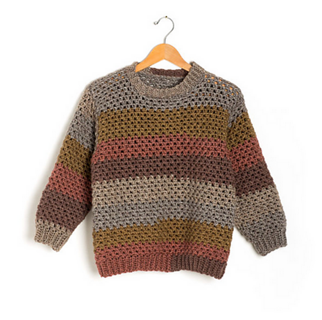 Stepping Stripes Pullover